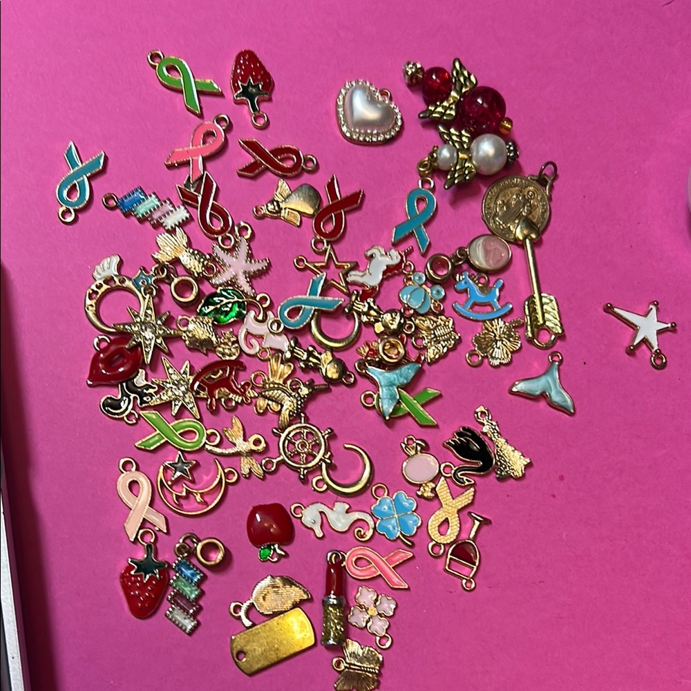 Colorful Assorted Charms Collection